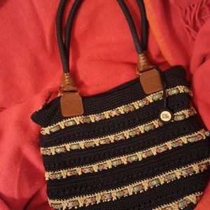 The Sak navy handbag
